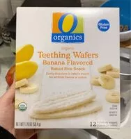 Mängden socker i Organic teething wafers banana flavored baked rice snack