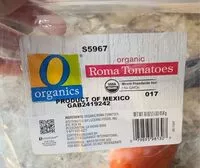 Mängden socker i Organic roma tomatoes