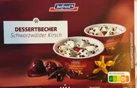Mängden socker i Dessertbecher Schwarzwälder Kirsch