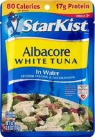 Mängden socker i Albacore white tuna in water