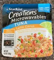 Mängden socker i Creations microwavables tuna latin citrus