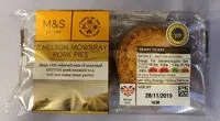 Mängden socker i Melton Mowbray Pork Pies