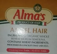 Mängden socker i Alma's angel hair
