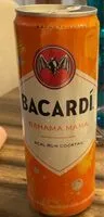 Mängden socker i Bacardi Bahama Mama