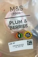 Mängden socker i Plum & berries