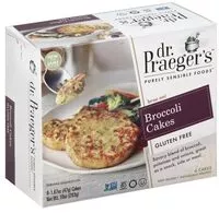 Mängden socker i Dr. praeger's sensible foods, broccoli cakes