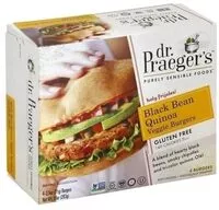 Mängden socker i Black bean quinoa veggie burgers, black bean quinoa veggie