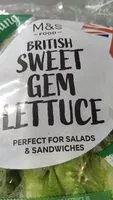 Mängden socker i Sweet gem lettuce