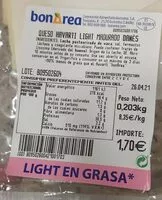 Mängden socker i Queso havarti light maduro danés