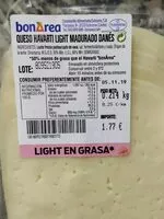 Mängden socker i Queso havarti light madurado danés
