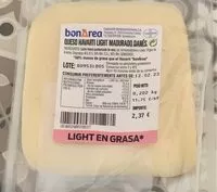 Mängden socker i Queso havarti light madurado danés
