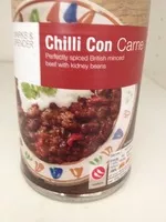 Mängden socker i Beef Chilli Con Carne