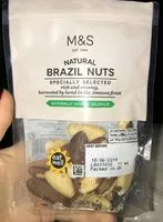 Mängden socker i Brazil nuts