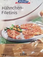 Mängden socker i Hähnchen-Filetinis