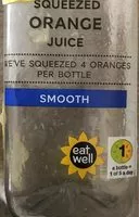 Mängden socker i Freshly squeezed orange juice Smooth