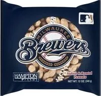 Mängden socker i Milwaukee brewers salted roasted peanuts