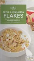 Mängden socker i Apple and cinnamon flakes