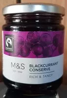 Mängden socker i Blackcurrant conserve
