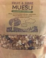 Mängden socker i Fruit and Fibre Muesli