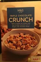 Mängden socker i Triple chocolate crunch