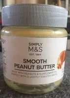 Mängden socker i Smooth peanut butter, beurre de cacahuète