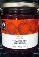 Mängden socker i Strawberry conserve