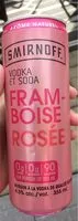 Mängden socker i Voka soda framboise rosée