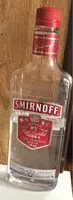 Mängden socker i Smirnoff