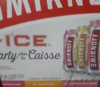 Mängden socker i Smirnoff ice