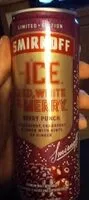 Mängden socker i Smirnoff ice red white and merry berry punch