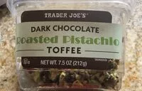 Mängden socker i Dark chocolate roasted pistachio toffee