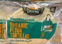 Mängden socker i Organic Flour Tortillas
