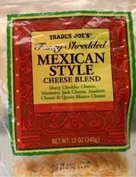 Mängden socker i Fancy Shredded Mexican Style Cheese Blend
