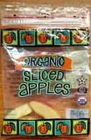 Mängden socker i Organic sliced apples