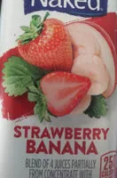 Mängden socker i Juice strawberry banana