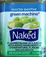 Mängden socker i Naked Green Machine Juice Smoothie 10 Fluid Ounce