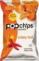 Mängden socker i Popchips crazy hot potato chips