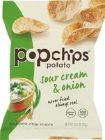 Mängden socker i Sour cream onion potato chips