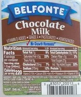 Mängden socker i chocolate milk