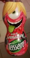 Mängden socker i Sirop de grenadine