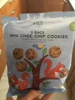 Mängden socker i Mini choc chip cookies