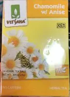 Mängden socker i Chamomile with Anise Herbal Tea