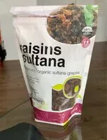 Mängden socker i Raisins sultana