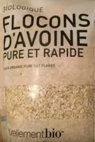 Mängden socker i Flocons d'avoine pure et rapide - biologique