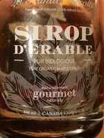 Mängden socker i Sirop d'erable