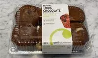 Mängden socker i Muffins trios chocolats