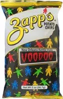 Mängden socker i Zapp s new orleans kettlestyle potato chips voodoo