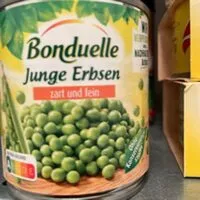 Mängden socker i junge Erbsen