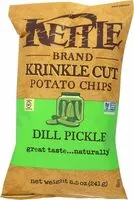 Mängden socker i Kettle Brand Krinkle Cut Potato Chips - Dill Pickle