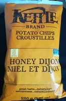 Mängden socker i Brand potato chips croustiles honey dijon